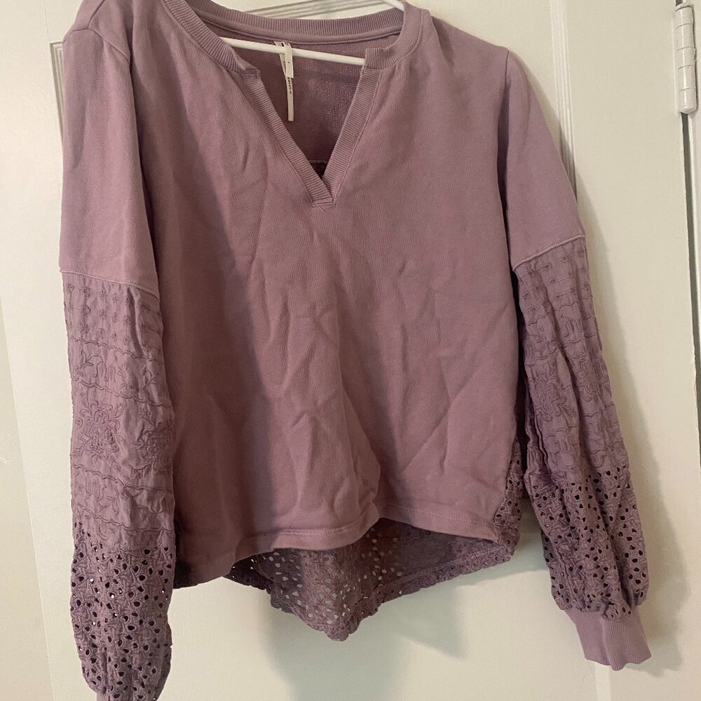 Anthropologie sweater- small purple